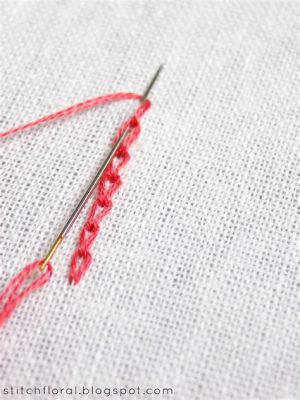 how to chain stitch embroidery and the impact of color choice on mood